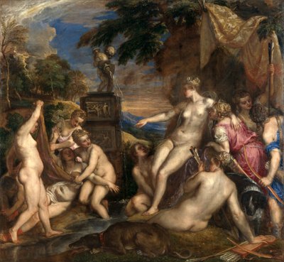 Diana and Callisto by Tiziano Vecelli